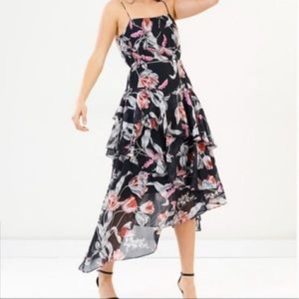 COOPER ST Harlowe Tassel Floral Midi Dress NEW with Tags Size 6